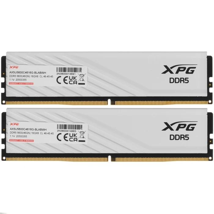 Оперативная память ADATA XPG Lancer Blade 32Gb 5600Mhz, KIT 2*16Gb, AX5U5600C4616G-DTLABWH