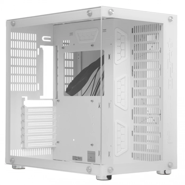Корпус Lamptron LAMP-ROB360 белый, Mid-Tower