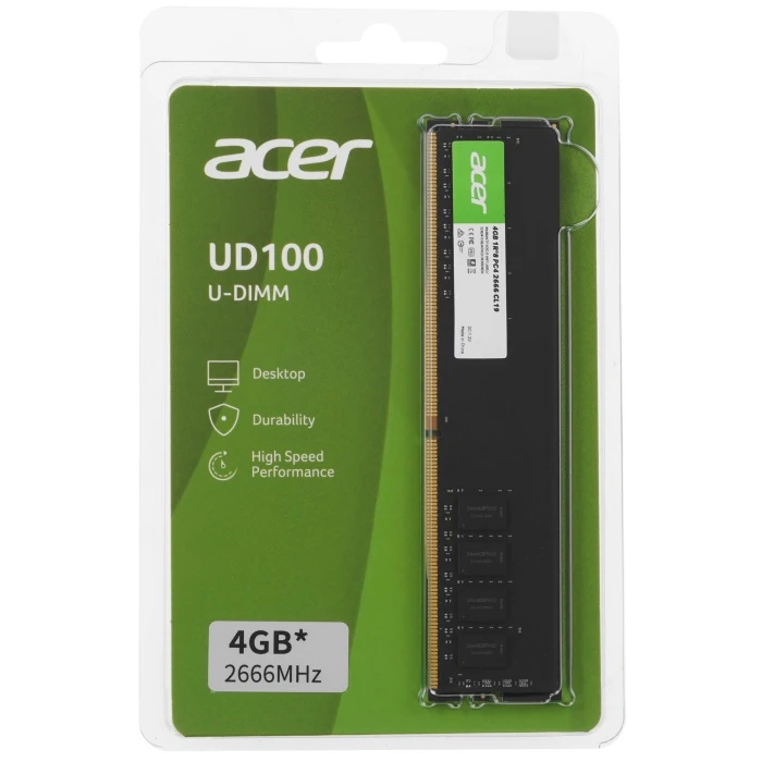 Оперативная память Acer UD-100 4Gb 2666Mhz, BL.9BWWA.219