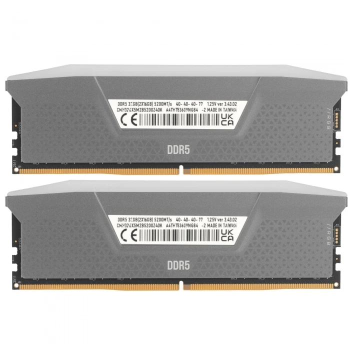 Оперативная память Corsair Vengeance RGB 32Gb 5200Mhz, KIT 2*16Gb, CMH32GX5M2B5200Z40K