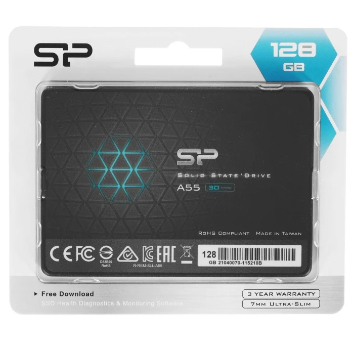 SSD накопитель Silicon Power Ace A55 128Gb 2.5" SATA, SP128GBSS3A55S25