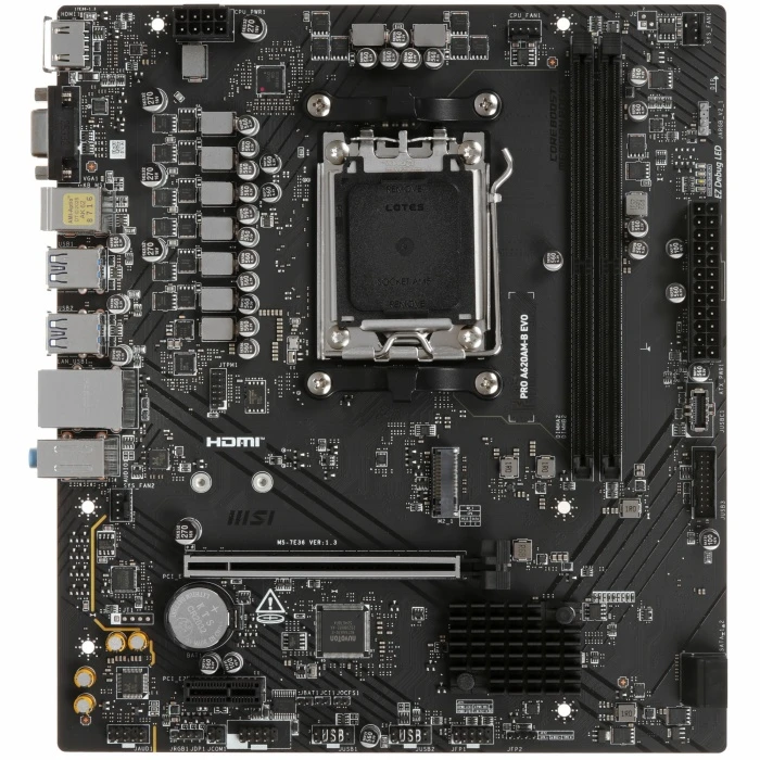 Мат. плата MSI PRO A620AM-B EVO, AM5