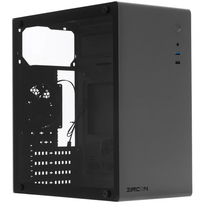 Корпус Zircon Mozart GY серый, Mini-Tower