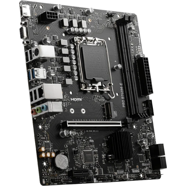 Мат. плата MSI PRO B760M-E DDR4, LGA 1700