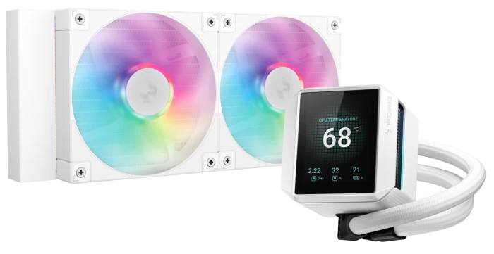 Система охлаждения DEEPCOOL MYSTIQUE 240 WH ARGB белая