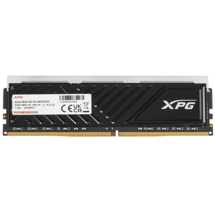 Оперативная память ADATA XPG SPECTRIX D35G RGB 16Gb 3600Mhz, AX4U360016G18I-SBKD35G