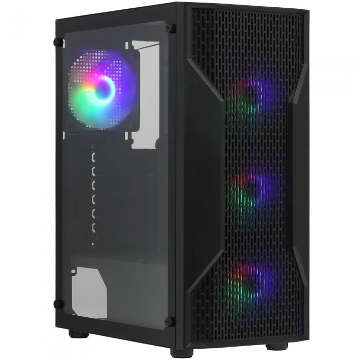 Корпус Cougar MX110 RGB черный, Mid-Tower