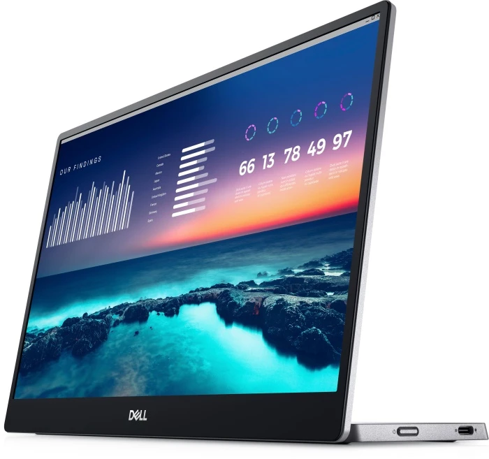 Монитор Dell P1424H, 14", серый