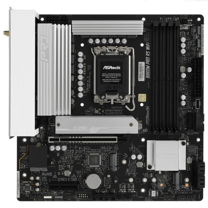 Мат. плата ASRock B860M Pro RS WiFi, LGA 1851