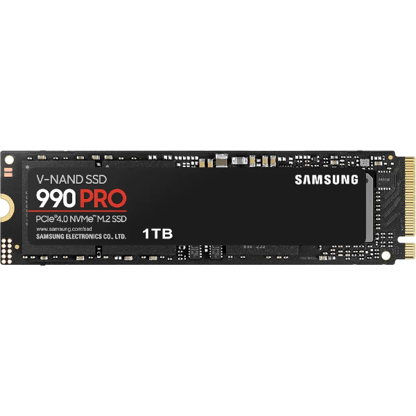 SSD накопитель Samsung 990 PRO 1Tb M.2 NVMe, MZ-V9P1T0BW