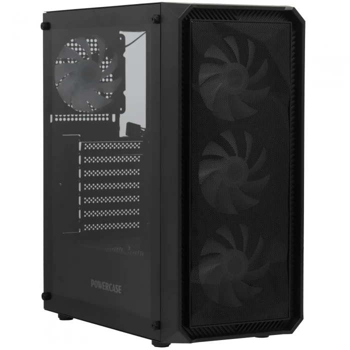 Корпус PowerCase Mistral Edge черный, Mid-Tower