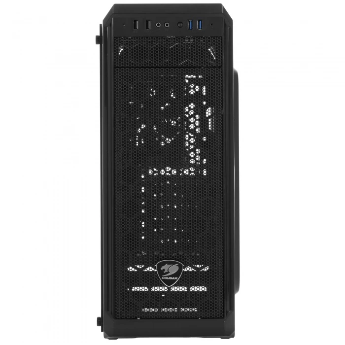 Корпус Cougar MX330-G черный, Mid-Tower