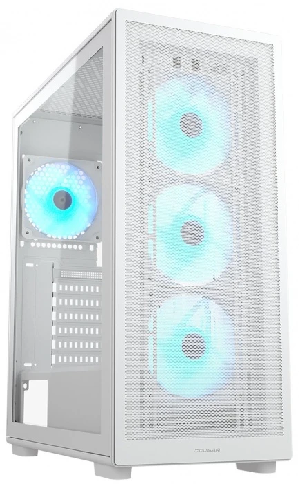 Корпус Cougar MX220 RGB белый, Mid-Tower