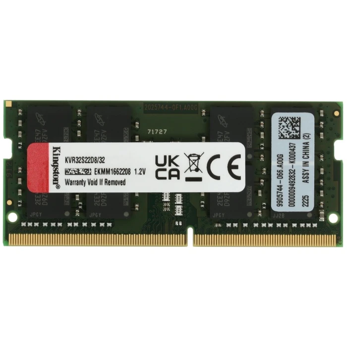 Оперативная память Kingston ValueRAM 32Gb 3200Mhz, KVR32S22D8/32