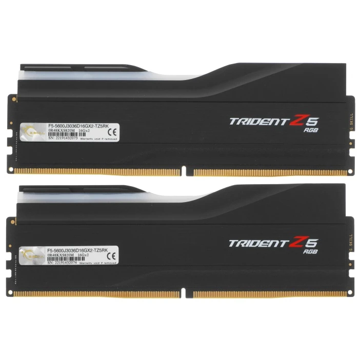 Оперативная память G.Skill Trident Z5 RGB 32Gb 5600Mhz, KIT 2*16Gb, F5-5600J3036D16GX2-TZ5RK