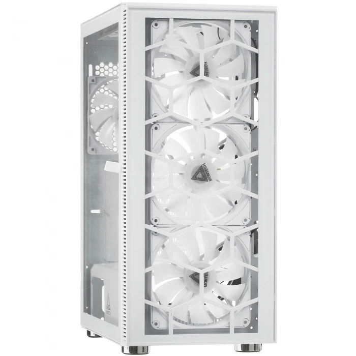 Корпус MONTECH X3 GLASS белый, Mid-Tower