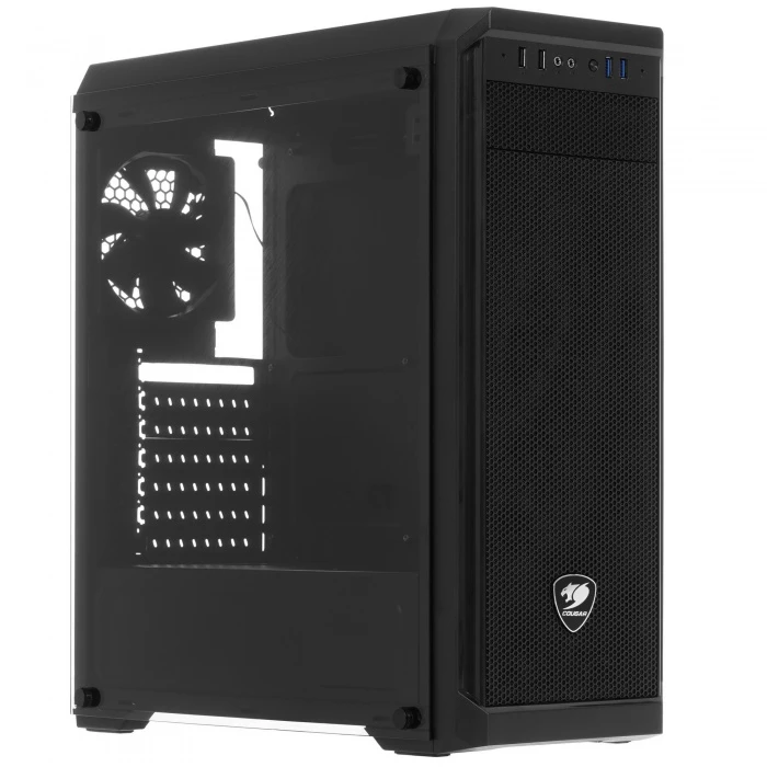 Корпус Cougar MX330-G черный, Mid-Tower