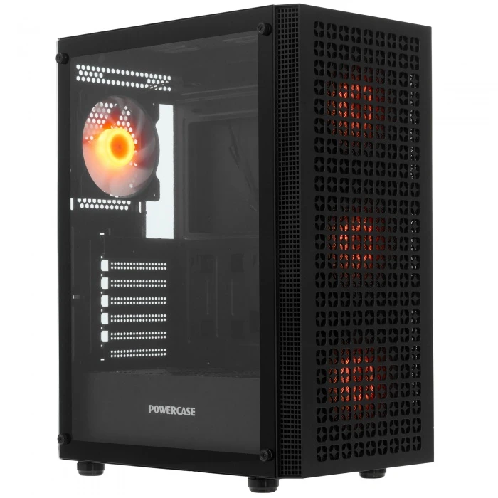 Корпус PowerCase Mistral EA18 черный, Mid-Tower