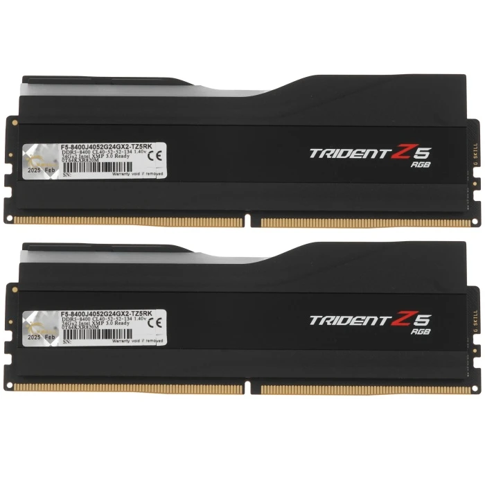 Оперативная память G.Skill Trident Z5 RGB 48Gb 8400Mhz, KIT 2*24Gb, F5-8400J4052G24GX2-TZ5RK