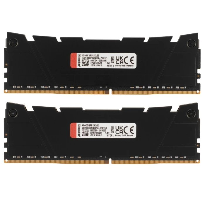 Оперативная память Kingston FURY Renegade 32Gb 4000Mhz, KIT 2*16Gb, KF440C19RB12K2/32