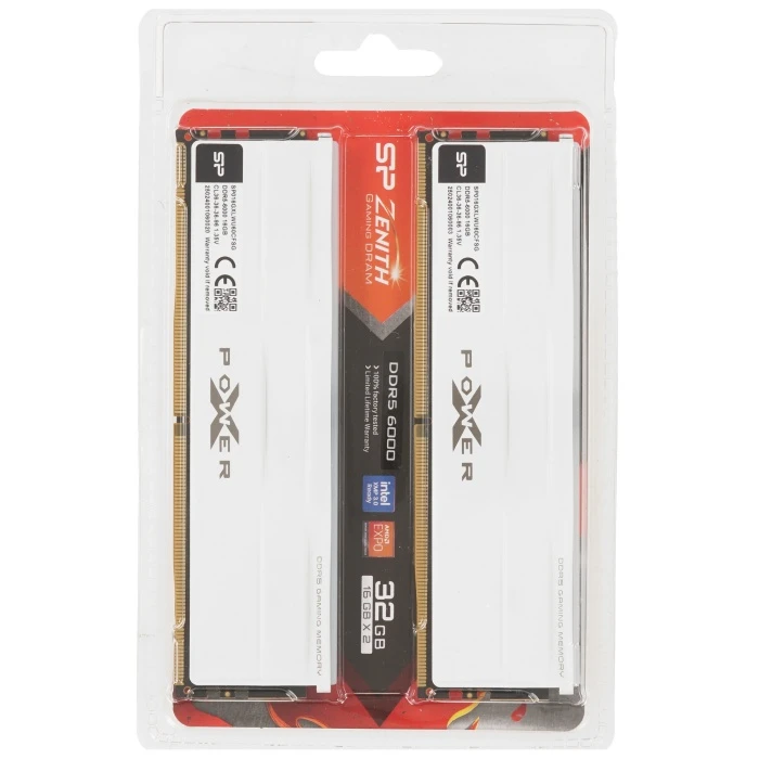 Оперативная память Silicon Power Xpower Zenith 32Gb 6000Mhz, KIT 2*16Gb, SP032GXLWU60CFDG