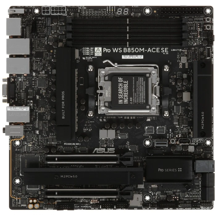 Мат. плата ASUS Pro WS B850M-ACE SE, AM5