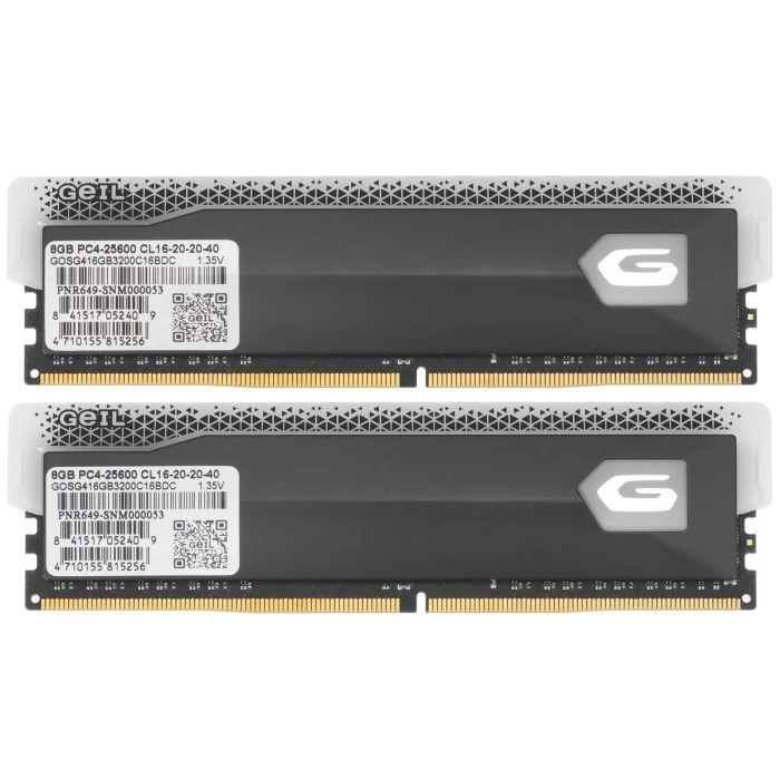 Оперативная память GeIL Orion RGB 16Gb 3200Mhz, KIT 2*8Gb, GOSG416GB3200C16BDC