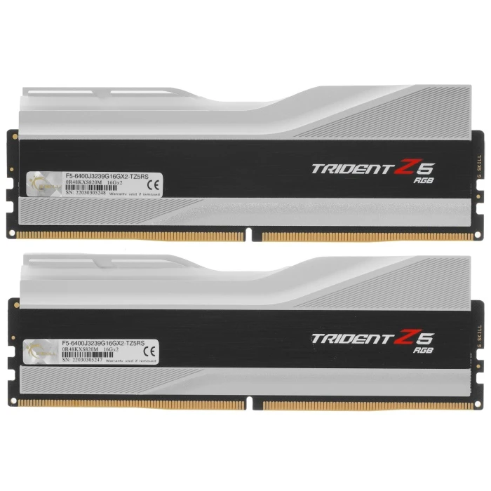 Оперативная память G.Skill Trident Z5 RGB 32Gb 6400Mhz, KIT 2*16Gb, F5-6400J3239G16GX2-TZ5RS