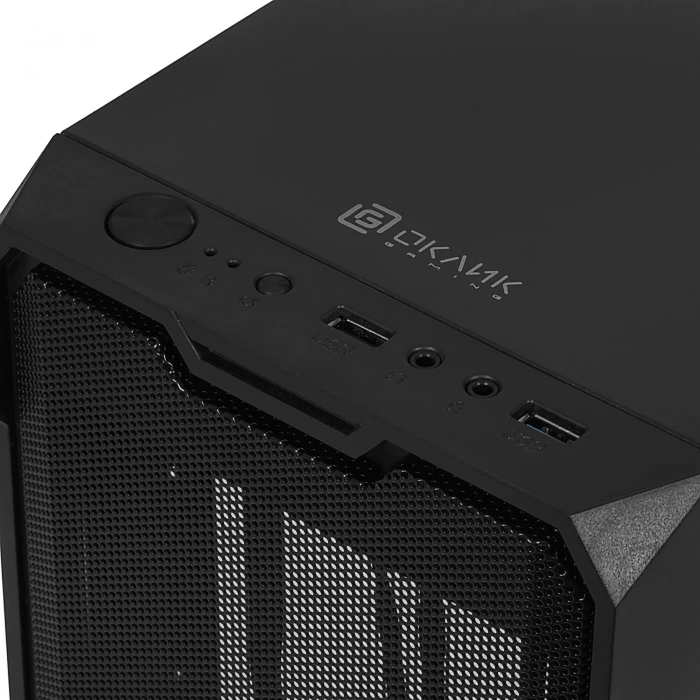 Корпус Оклик OCC-MN301 черный, Mini-Tower