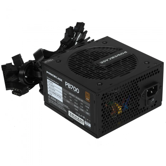 Блок питания PowerCase PB700 черный, PS-700B-DC