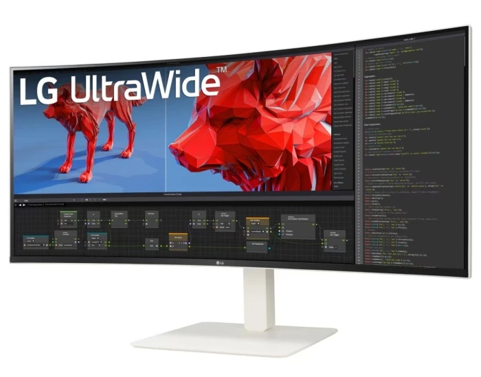 Монитор LG UltraWide 38WR85QC-W, 37.5", белый