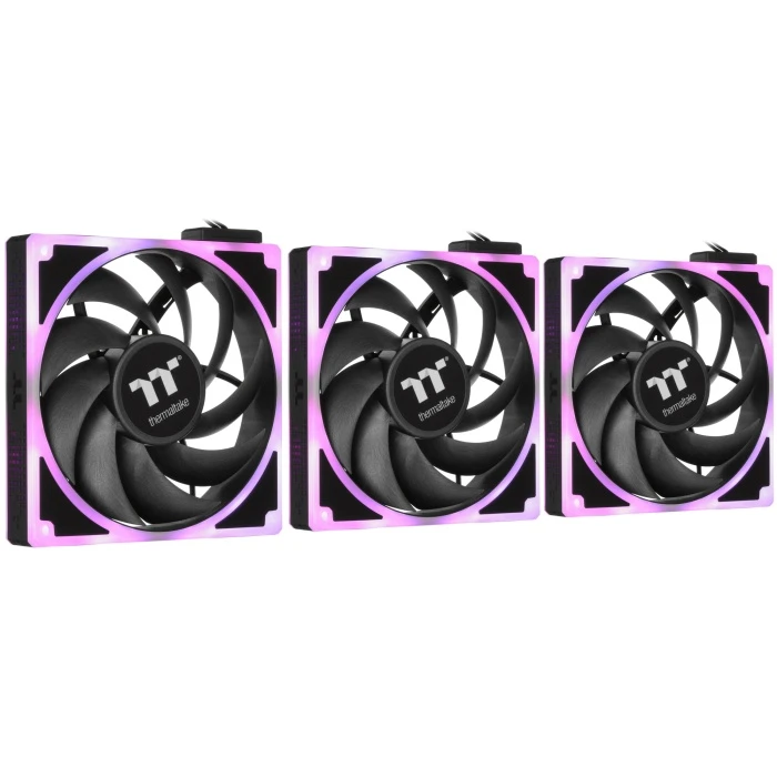 Комплект вентиляторов Thermaltake TOUGHFAN EX 140 ARGB черный, CL-F212-PL14SW-A