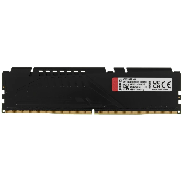 Оперативная память Kingston FURY Beast Black 16Gb 5200Mhz, KF552C40BB-16