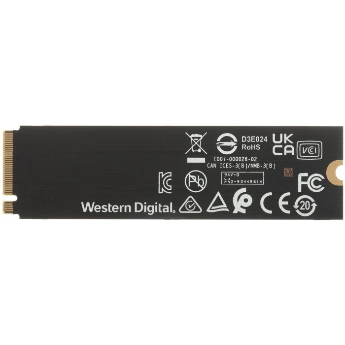 SSD накопитель WD Blue SN5000 500Gb M.2 NVMe, WDS500G4B0E