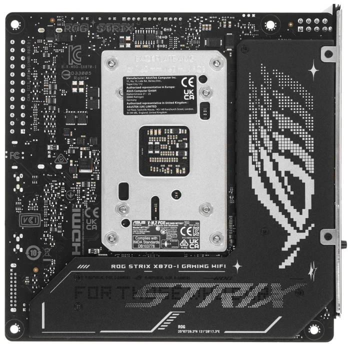 Мат. плата ASUS ROG STRIX X870-I GAMING WIFI, AM5
