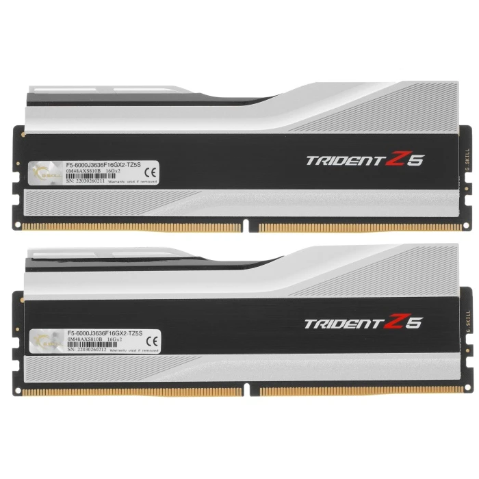 Оперативная память G.Skill Trident Z5 32Gb 6000Mhz, KIT 2*16Gb, F5-6000J3636F16GX2-TZ5S