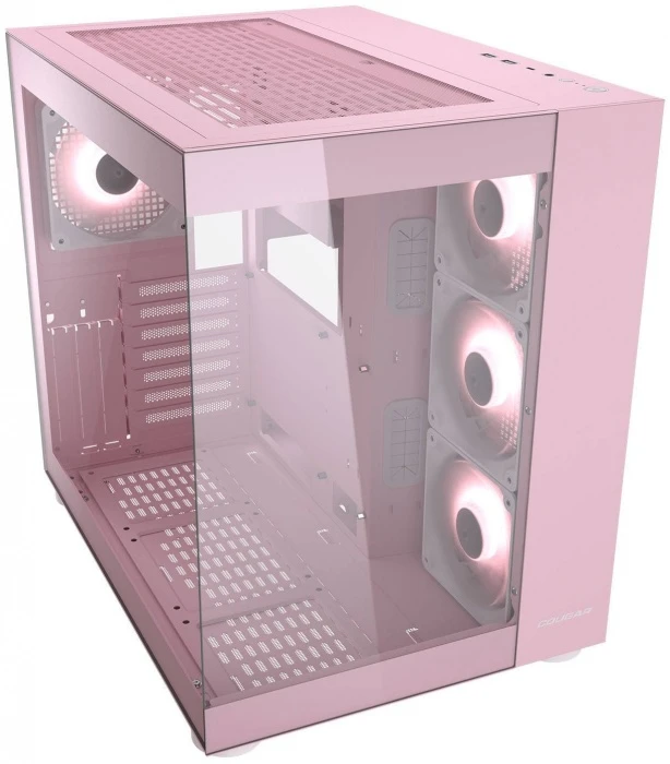 Корпус Cougar FV150 RGB розовый, Mid-Tower