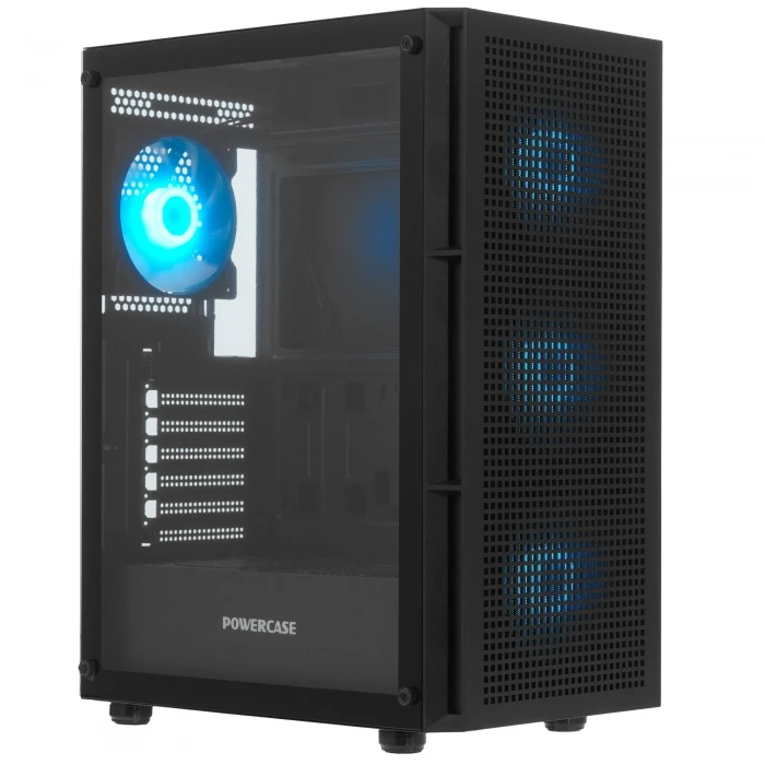 Корпус PowerCase Mistral EA17 черный, Mid-Tower