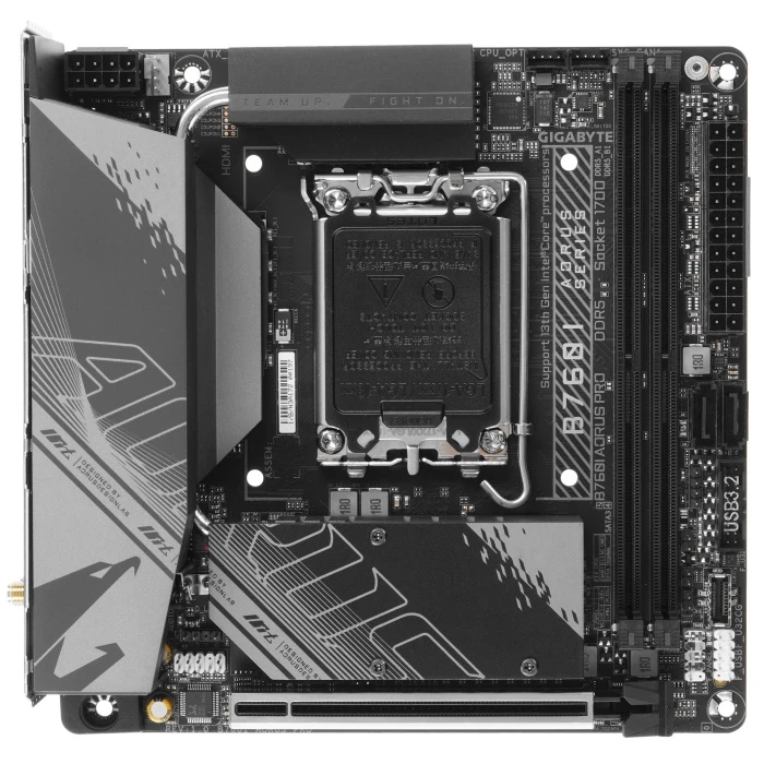 Мат. плата GIGABYTE B760I AORUS PRO, LGA 1700