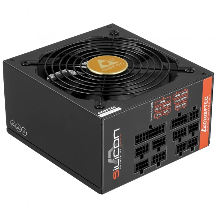 Блок питания Chieftec Silicon 850W черный, SLC-850C