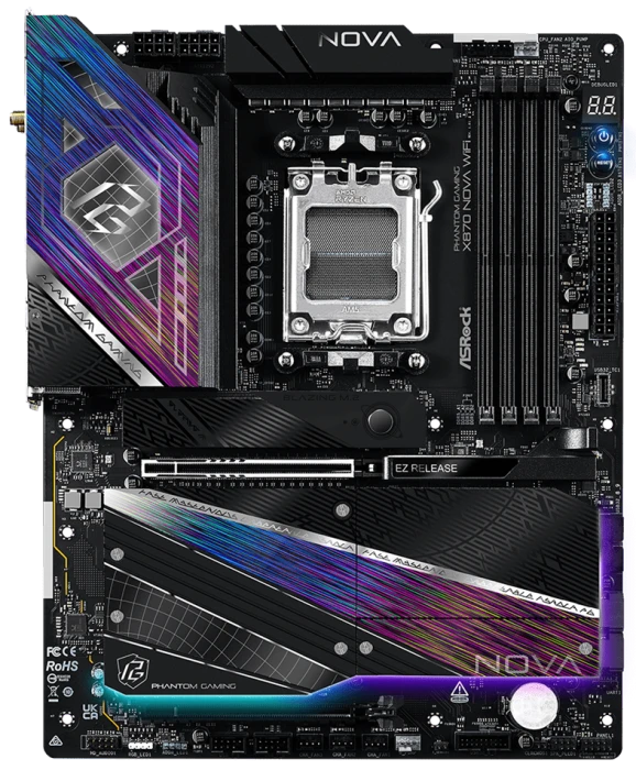 Мат. плата ASRock Phantom Gaming X870 NOVA WIFI, AM5