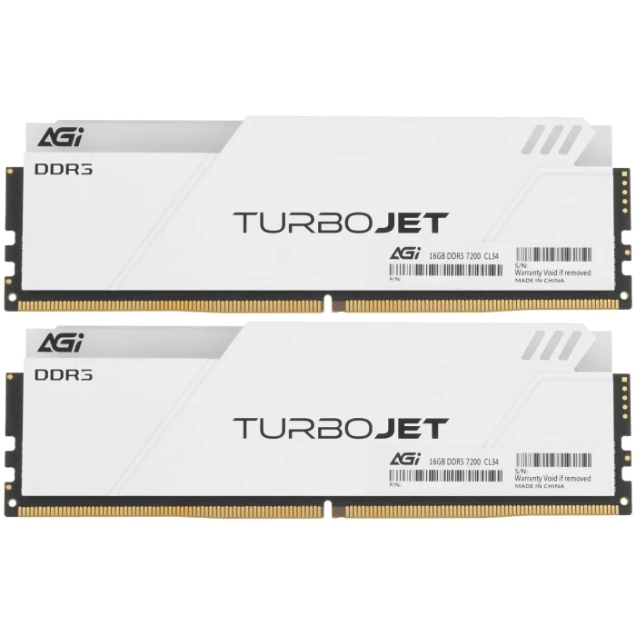 Оперативная память AGI TurboJet RGB 32Gb 7200Mhz, KIT 2*16Gb, AGI7APD16UD858-DC