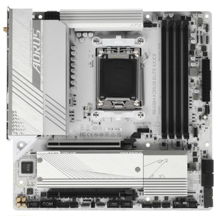 Мат. плата GIGABYTE B650M AORUS ELITE AX ICE, AM5