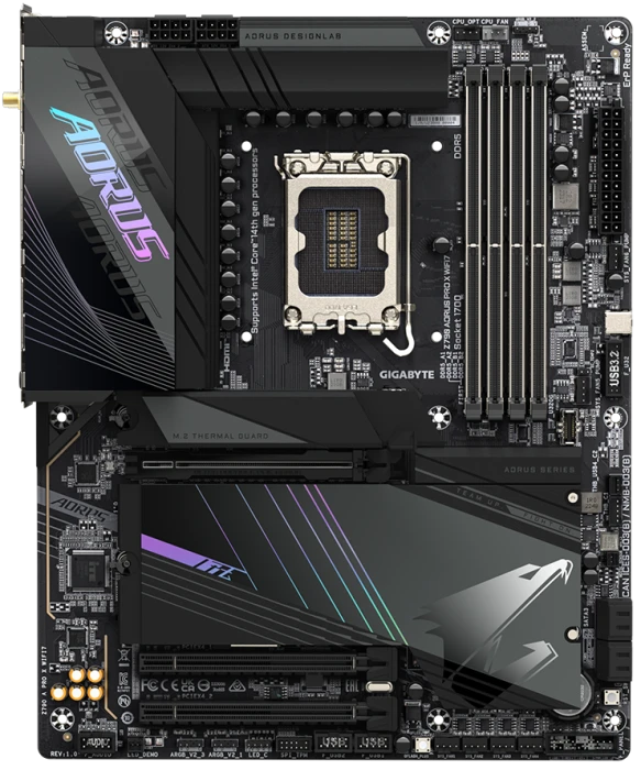 Мат. плата GIGABYTE Z790 AORUS PRO X WIFI7, LGA 1700