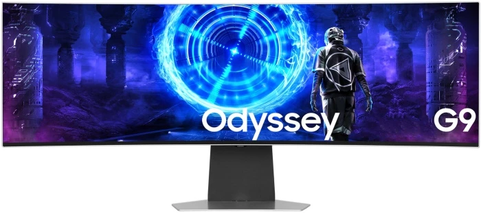 Монитор Samsung Odyssey OLED G9 G95SD S49DG952SI, 49", серебристый