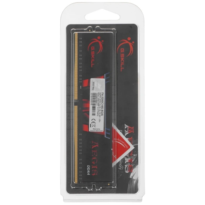 Оперативная память G.Skill Aegis 8Gb 3200Mhz, F4-3200C16S-8GIS