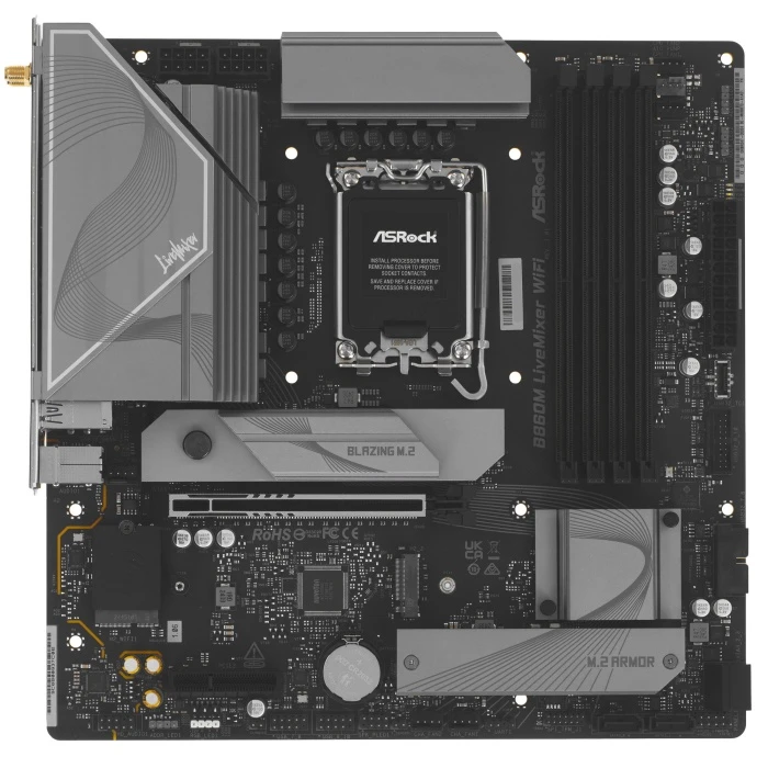 Мат. плата ASRock B860M LiveMixer WiFi, LGA 1851