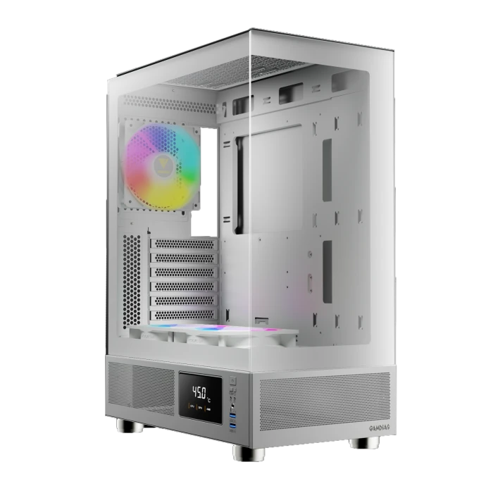 Корпус GAMDIAS ATLAS E1 белый, Mid-Tower