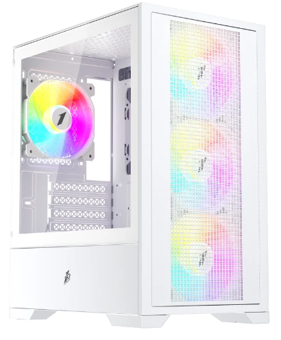 Корпус 1STPLAYER Go2 белый, Mini-Tower