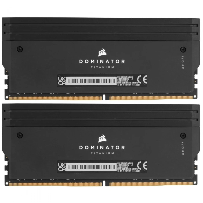 Оперативная память Corsair DOMINATOR TITANIUM RGB 32Gb 6600Mhz, KIT 2*16Gb, CMP32GX5M2X6600C32